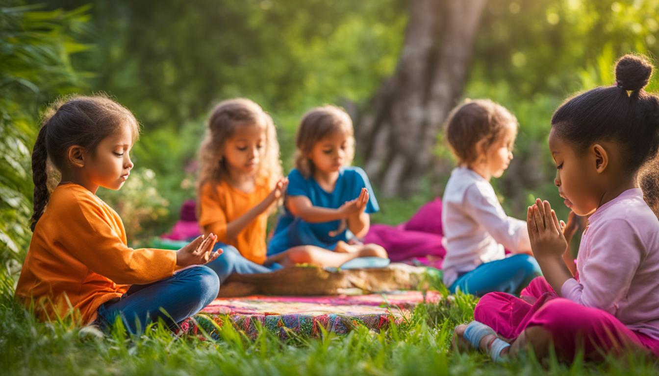 Freundliche Anleitungen zur Kinder Meditation
